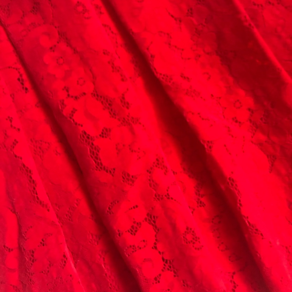 Velvet &. Net box pleated skirt - Picture 3 of 3